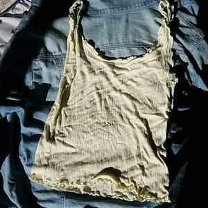 Me to We Yellow tank top